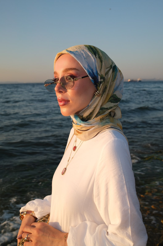 Olive Viscon Eşarp